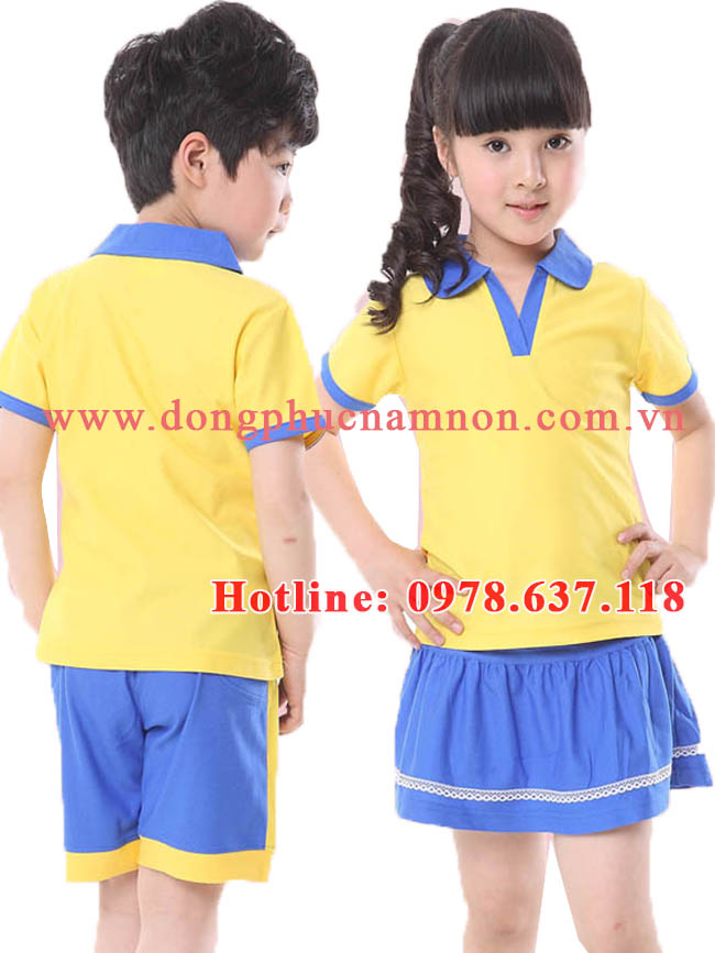 Mẫu đồng phục mầm non - DPMN36 | Mau dong phuc mam non